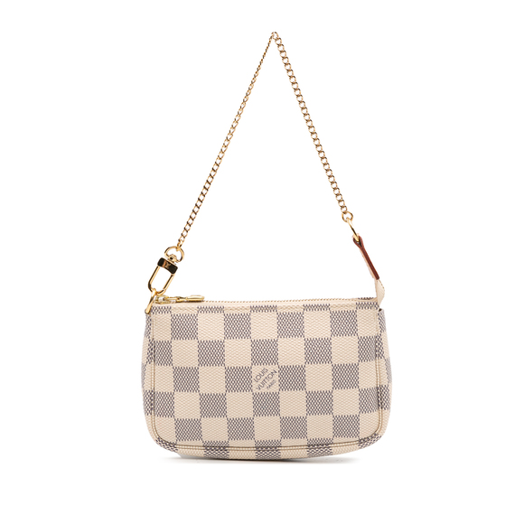 Pre-Loved Louis Vuitton Damier Azur Mini Pochette Accessoires - Picture 1 of 8